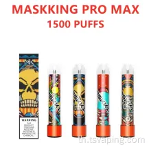 เม็กซิโก maskking 1500 puffs pro max max disposer